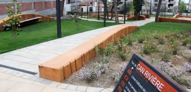 El nuevo parque de Can Riviere, en Sant Andreu de Llavaneres. El nuevo parque de Can Riviere, en Sant Andreu de Llavaneres.