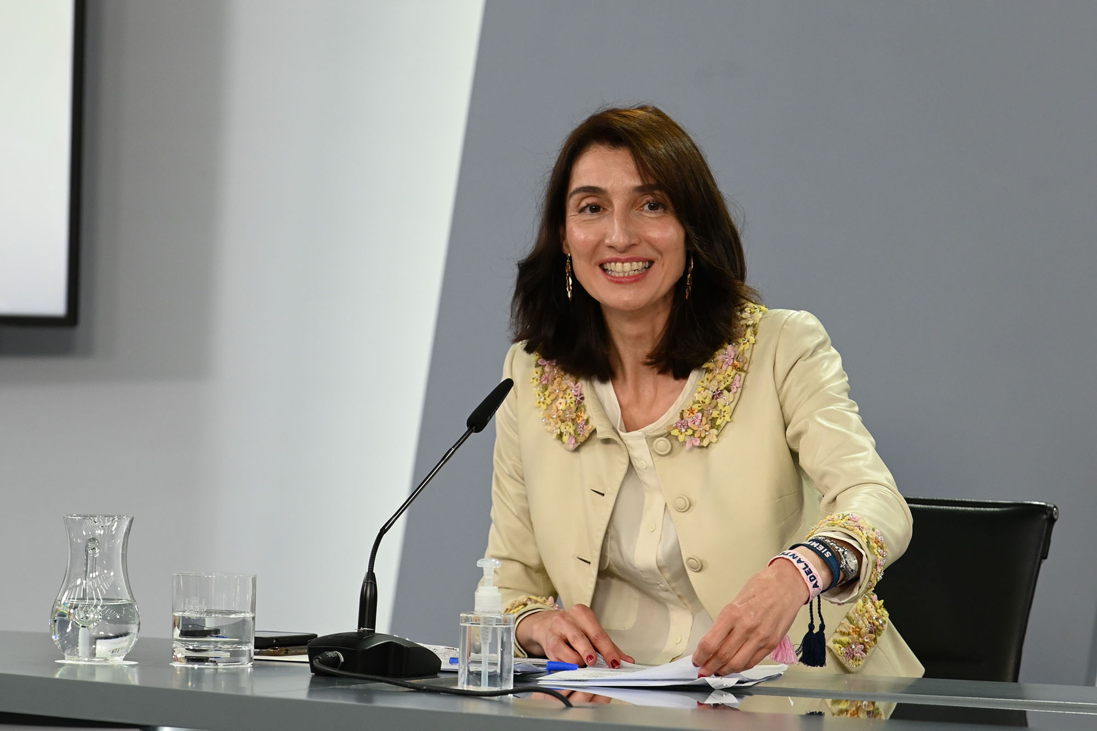 La ministra de Justicia