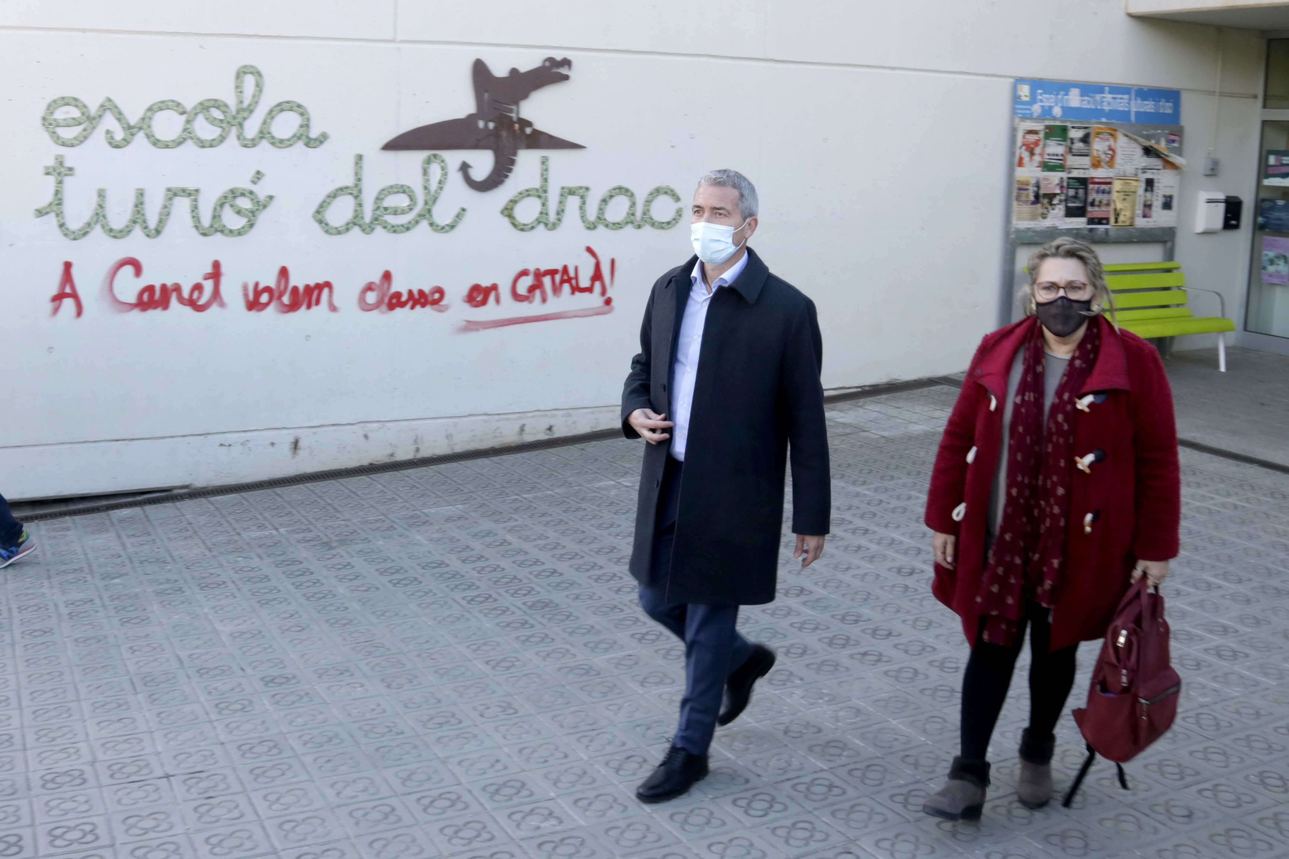 Fiscalía investiga amenazas a la familia del P5 en castellano a Canet