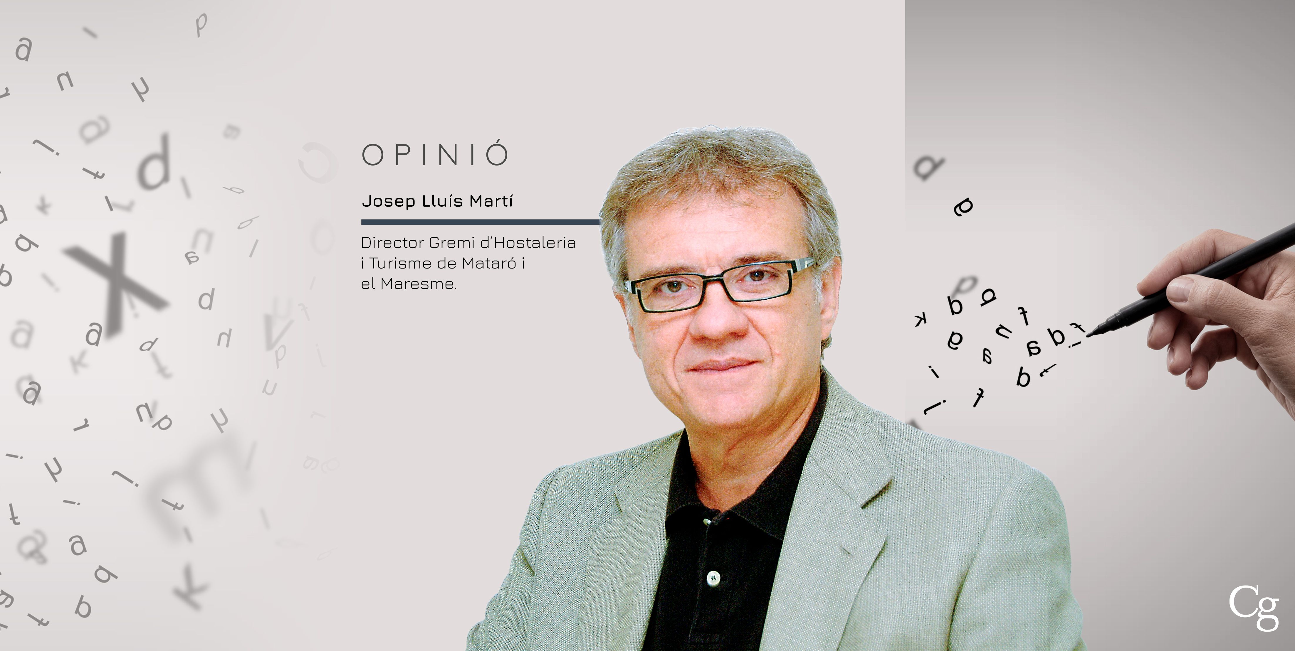 Josep Lluís Martí firma l'article "La personalitat hostalera"