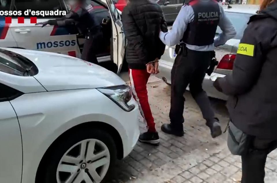 Imatge d'arxiu d'una detenció a Mataró