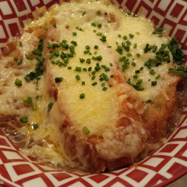 Sopa de ceba de l'Òmnia, a Mataró