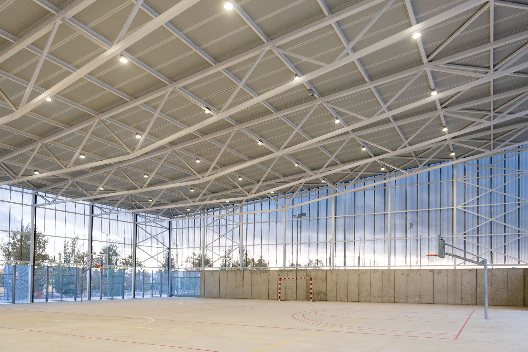 Pista polideportiva de Cerdanyola. Foto: R.Gallofré