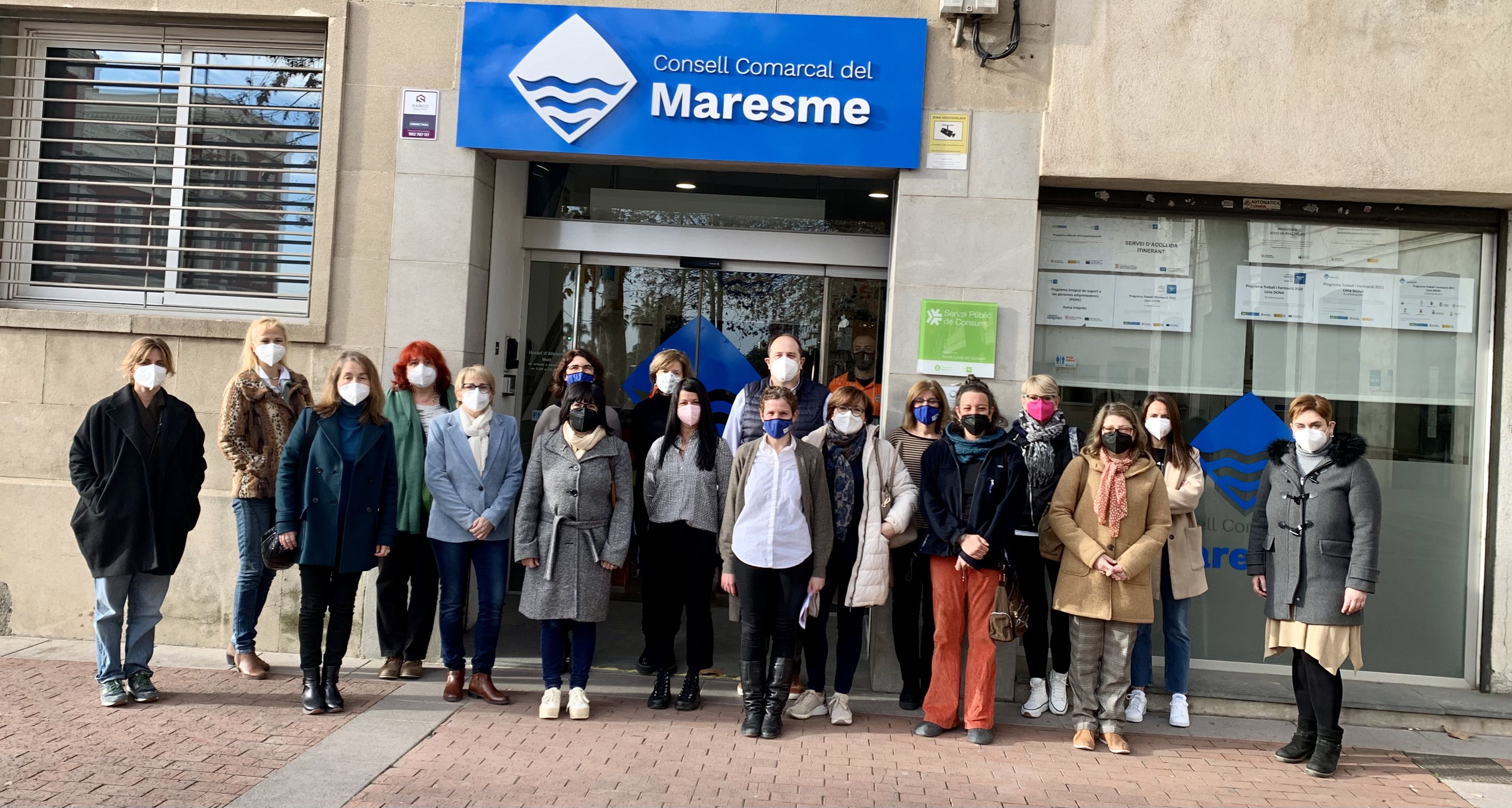 Les 17 dones contractades pel Consell Comarcal