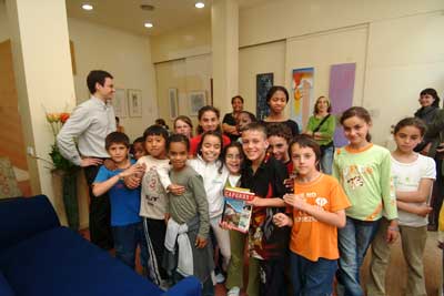Los alumnos del Centro Abierto Plano den Boet. Los alumnos del Centro Abierto Plano den Boet.