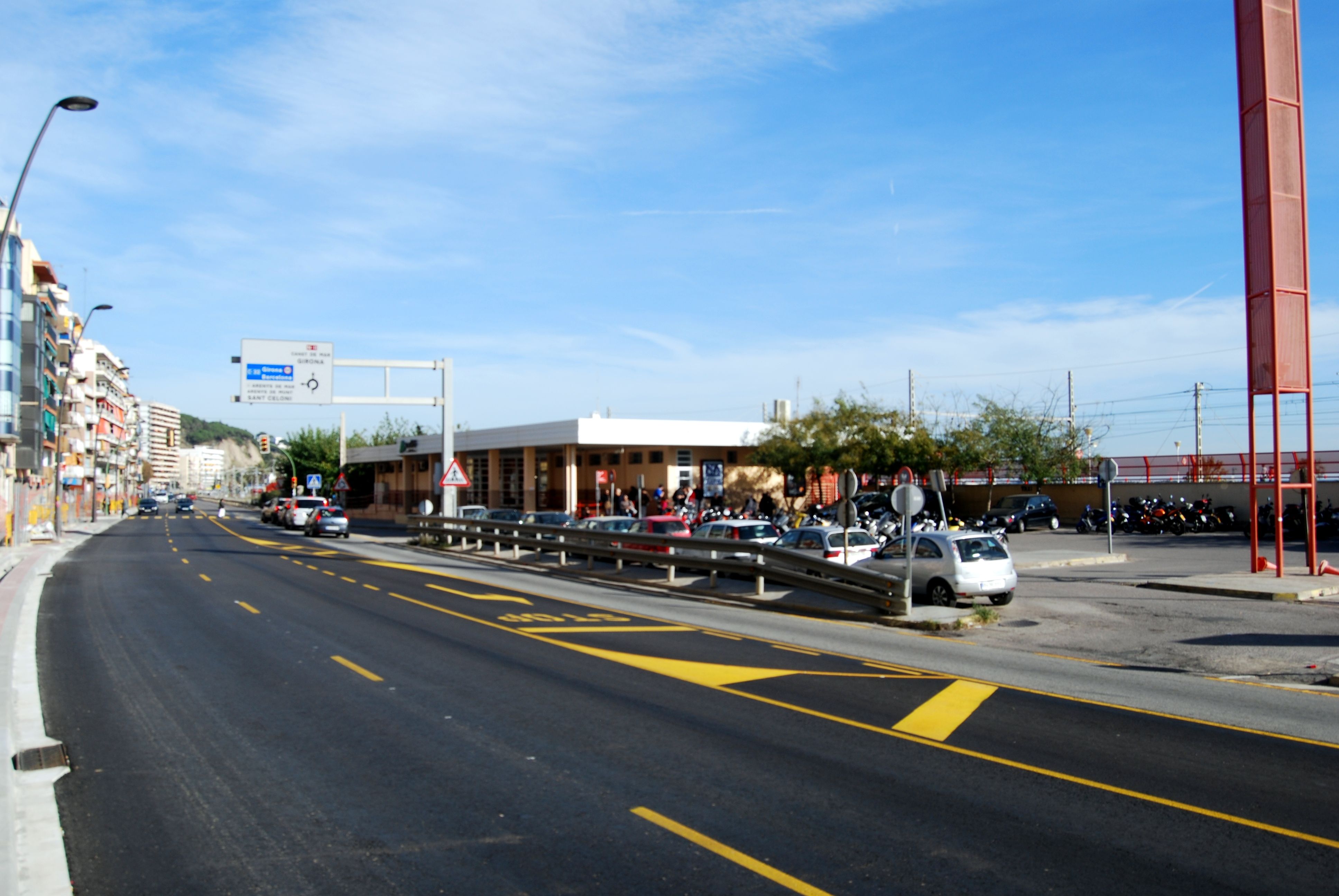 L'estació d'Arenys de Mar