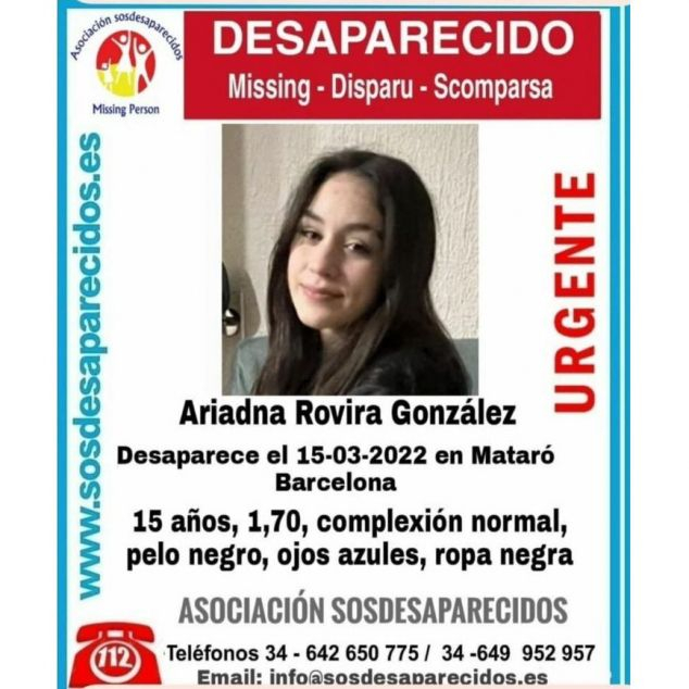 desapareguda cartell desapareguda cartell