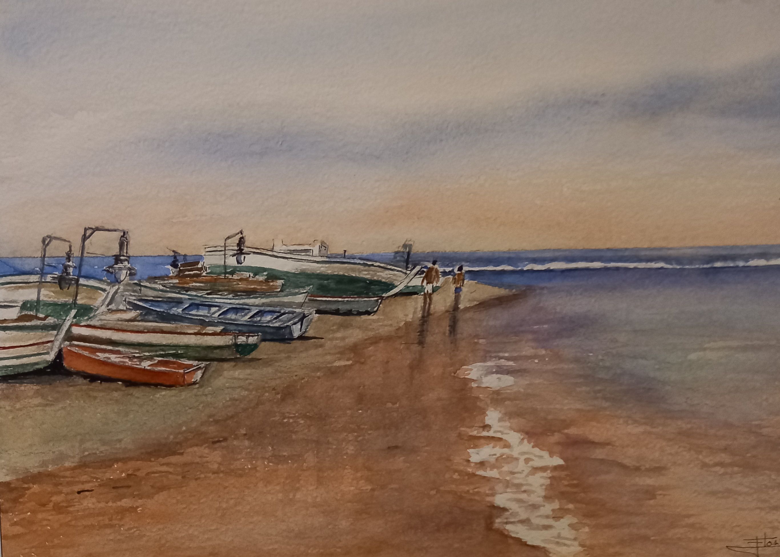 Aquarel·la de Jaume Floriach