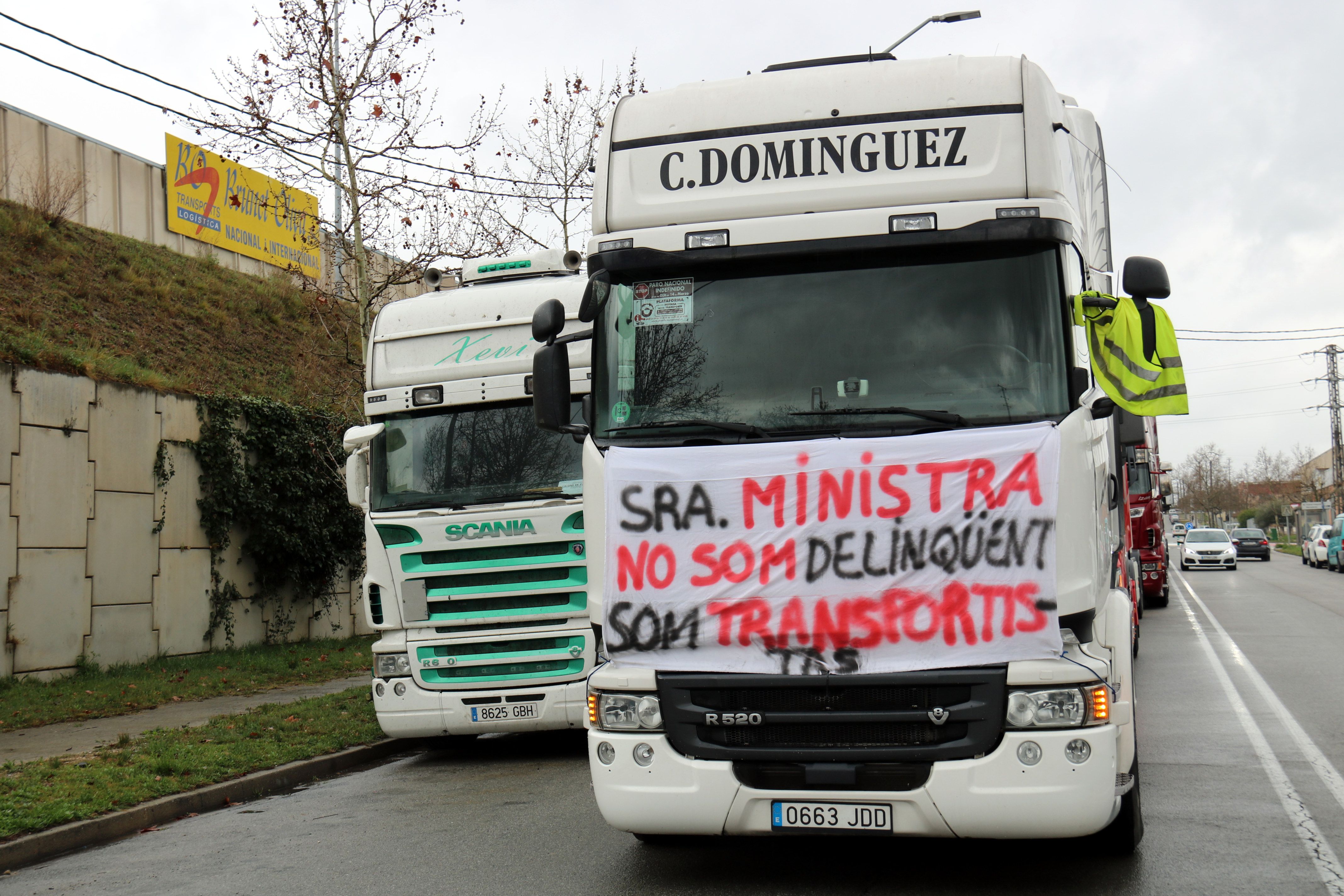 Huelga de transportistas.