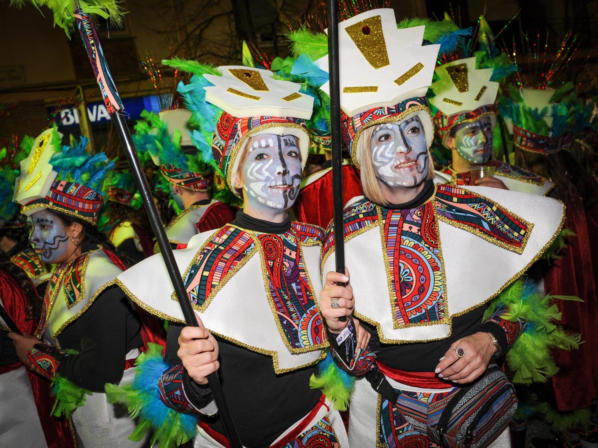 Participants a la rua del Carnaval de Torelló