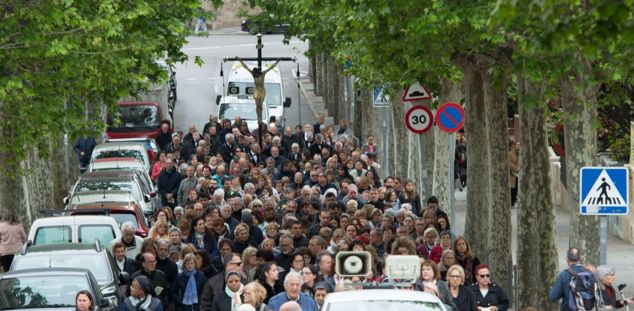 El Vía Crucis. Foto: Santi Flores