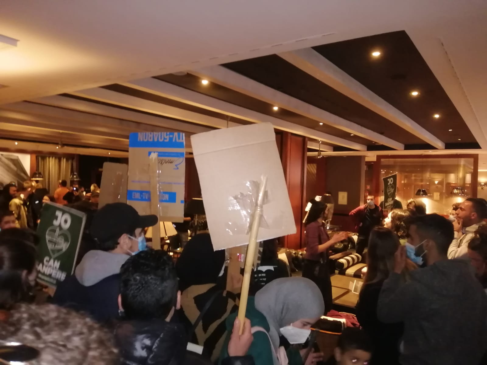 L'acció de Can Sanpere a Barcelona. Foto: Sindicat d'Habitatge 