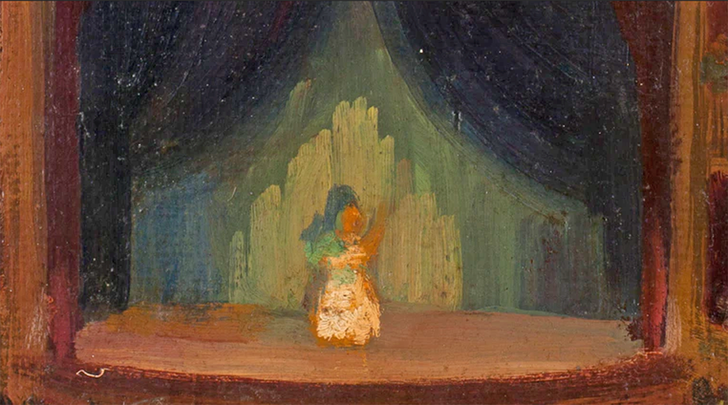 El Museu de Mataró exposa aquesta obra en homenatge al Liceu