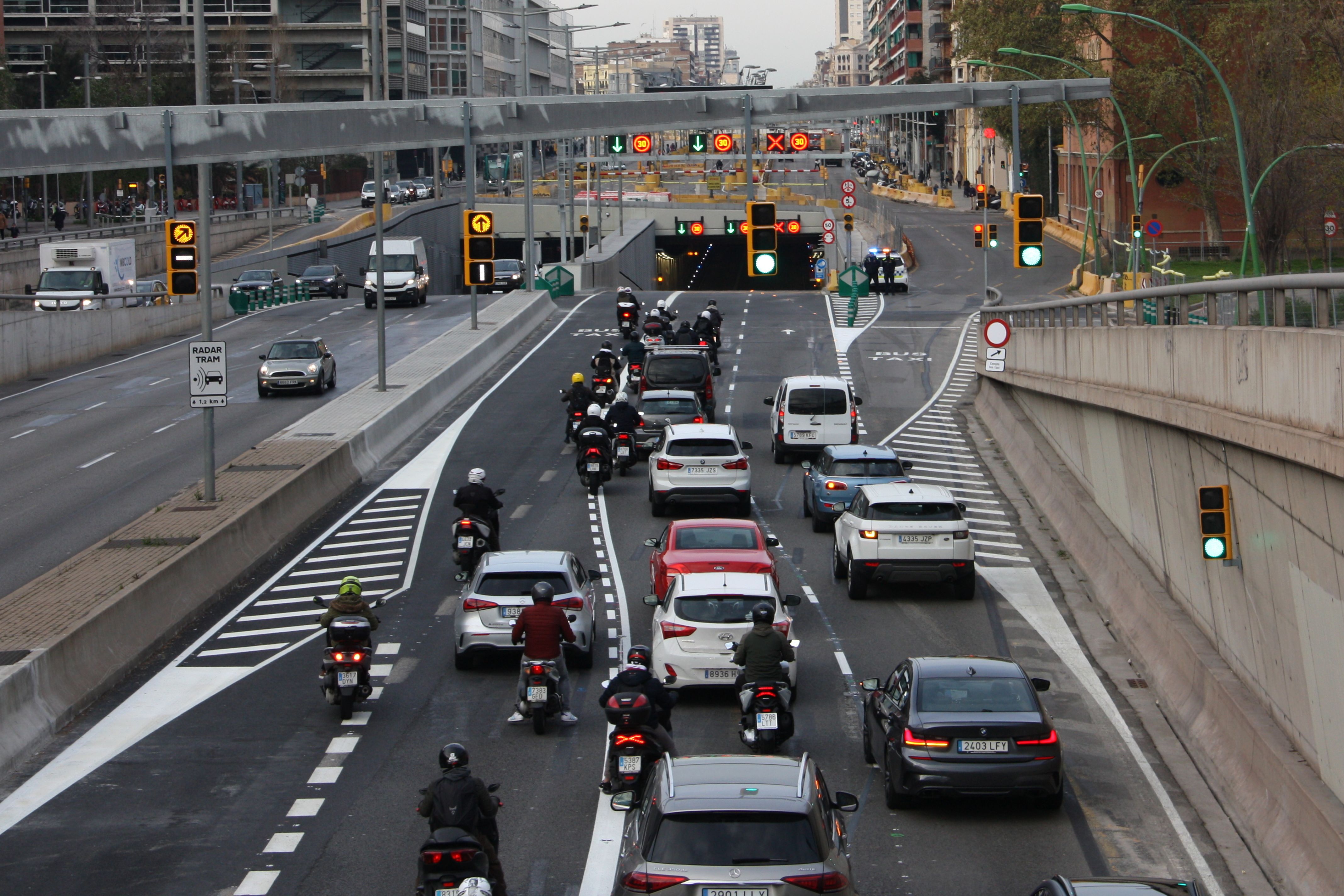 Ciutadans demana millores de mobilitat en l’accés a Barcelona. Foto: ACN