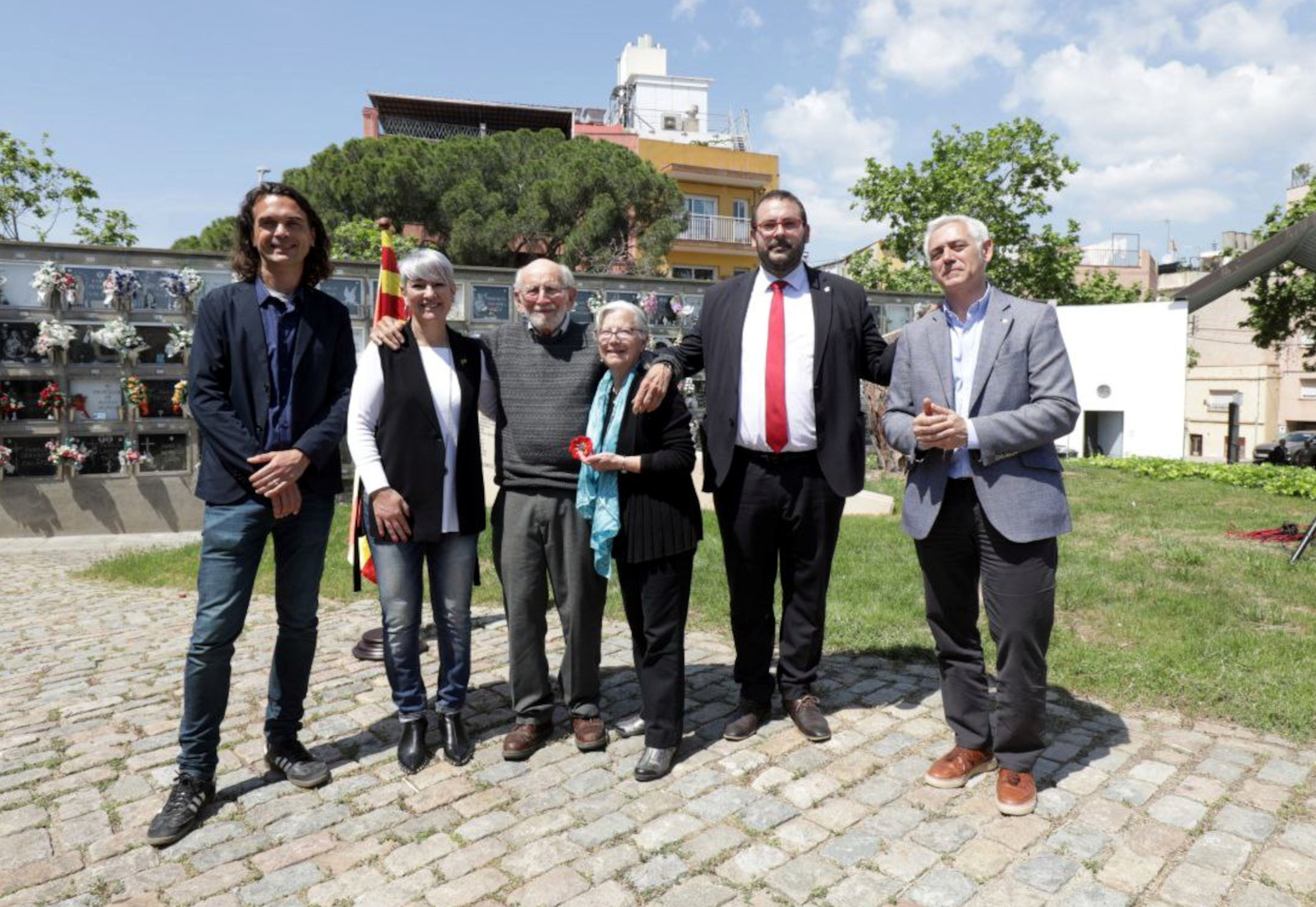 La presentació a Mataró del programa dedicat als brigadistes. Foto: ACN