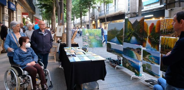 Fira de dibuix i pintura al carrer 2022. Foto: Carme Francés Fira de dibuix i pintura al carrer 2022. Foto: Carme Francés