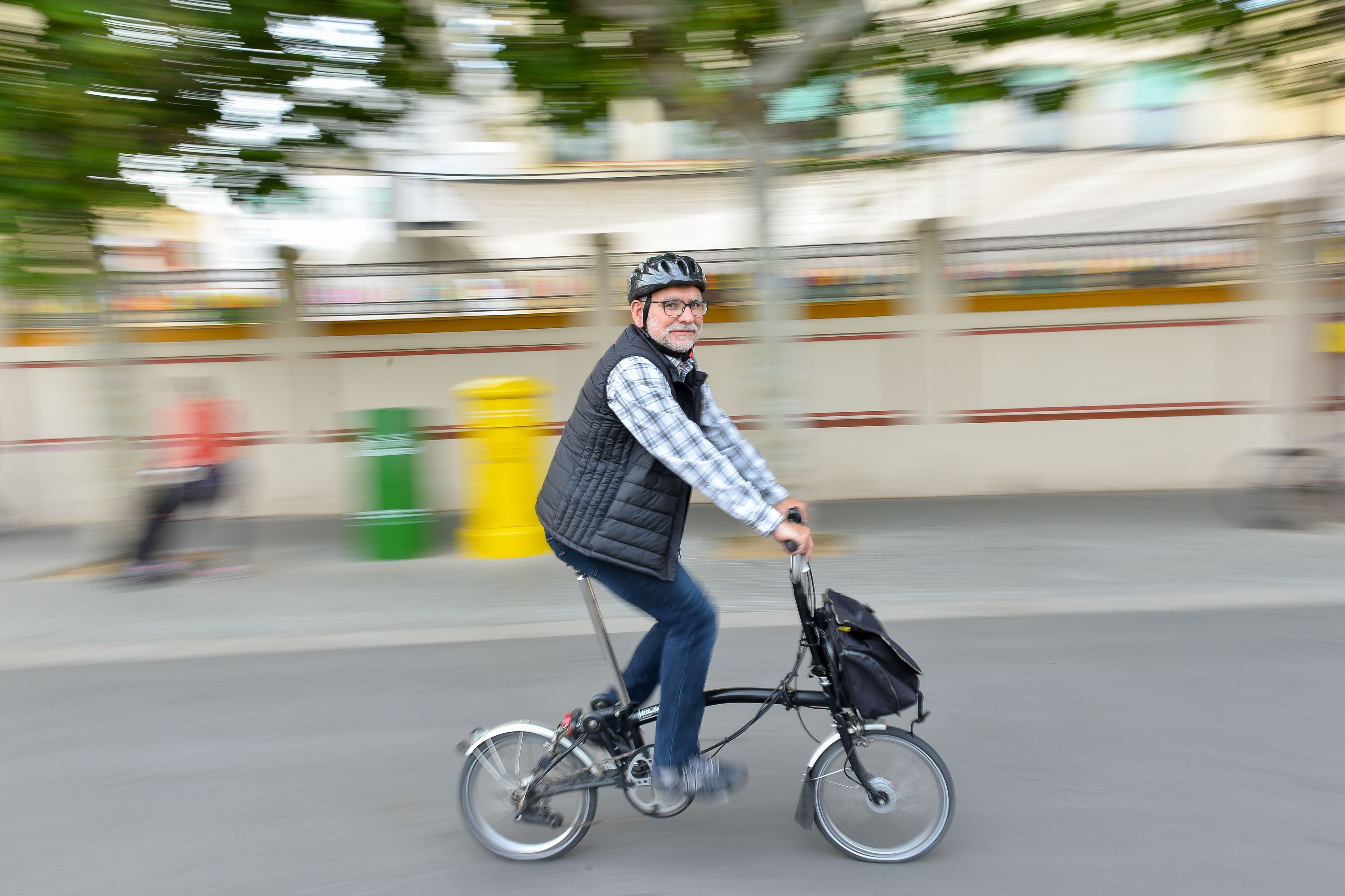 Lluitant per una ciutat més sostenible.  Foto: R. Gallofré.