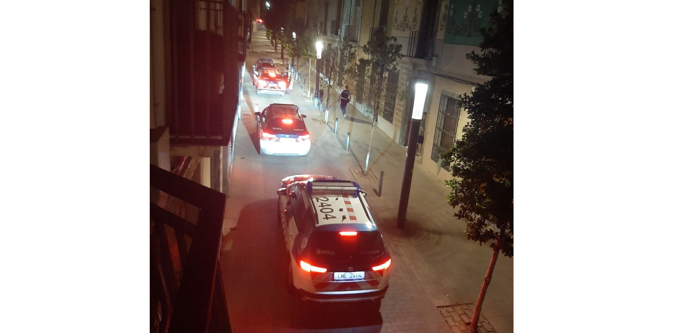 Intervenció policial al carrer Sant Agustí
