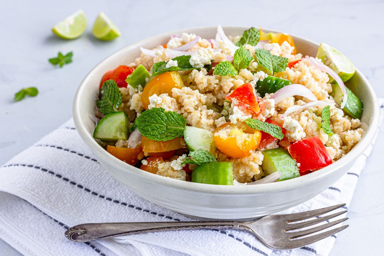 Quinoa amb coses.