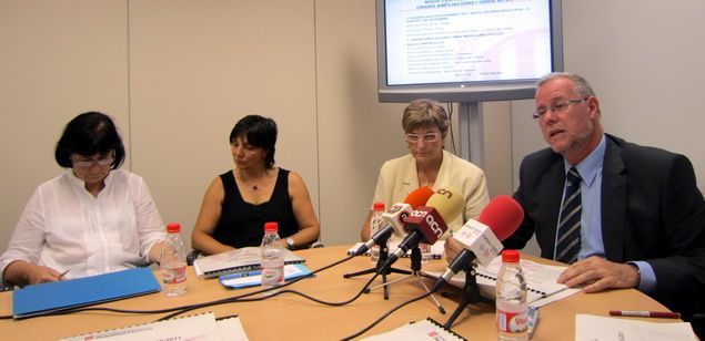 Un instante de la rueda de prensa Un instante de la rueda de prensa