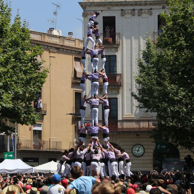 El primer 4 de 9 de la temporada dels Minyons. Foto: ACN El primer 4 de 9 de la temporada dels Minyons. Foto: ACN