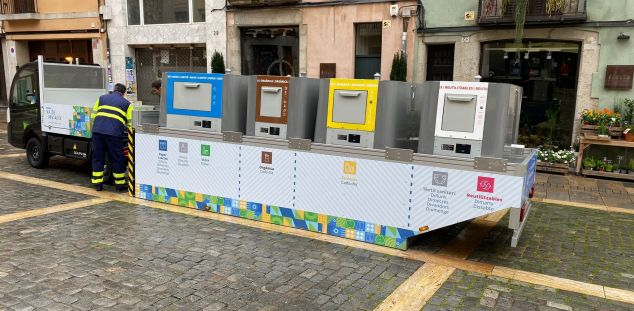 Contenidors de recollida selectiva mòbil