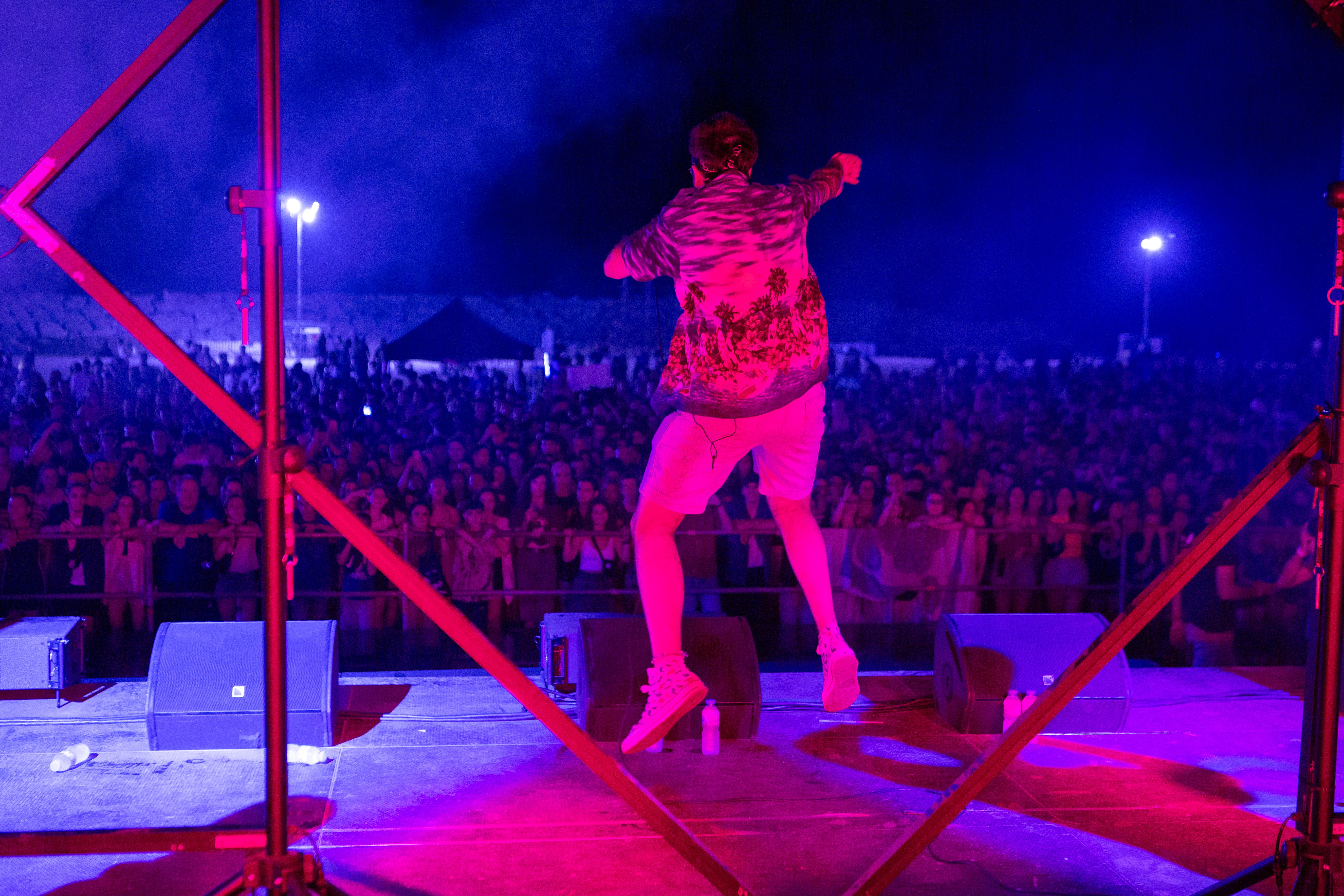 Lildami va fer gala de la seva intensitat dalt l'escenari. Foto: M. Noè Lildami va fer gala de la seva intensitat dalt l'escenari. Foto: M. Noè