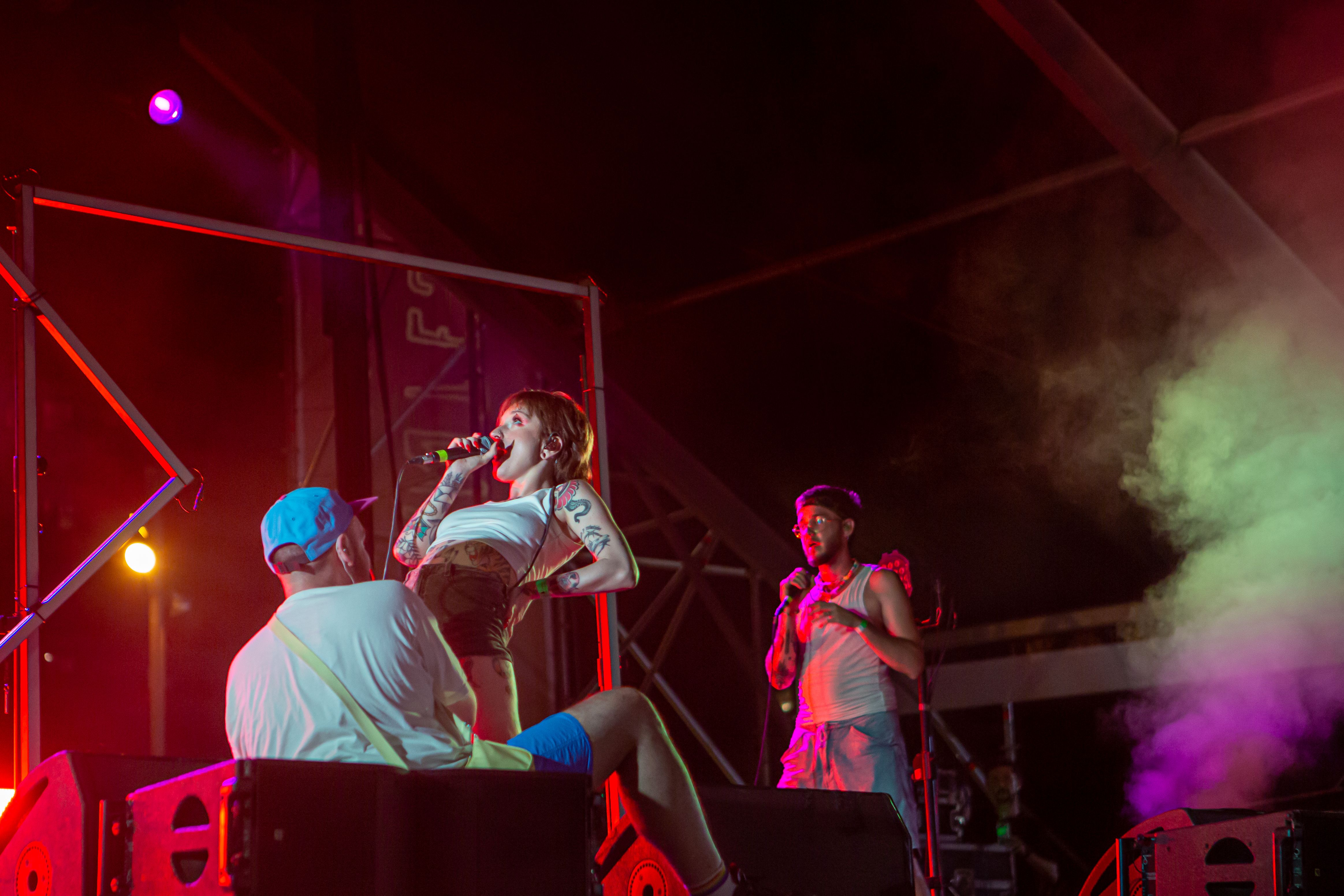 Un moment del concert del cantant de trap terrassenc. Foto. M. Noè Un moment del concert del cantant de trap terrassenc. Foto. M. Noè