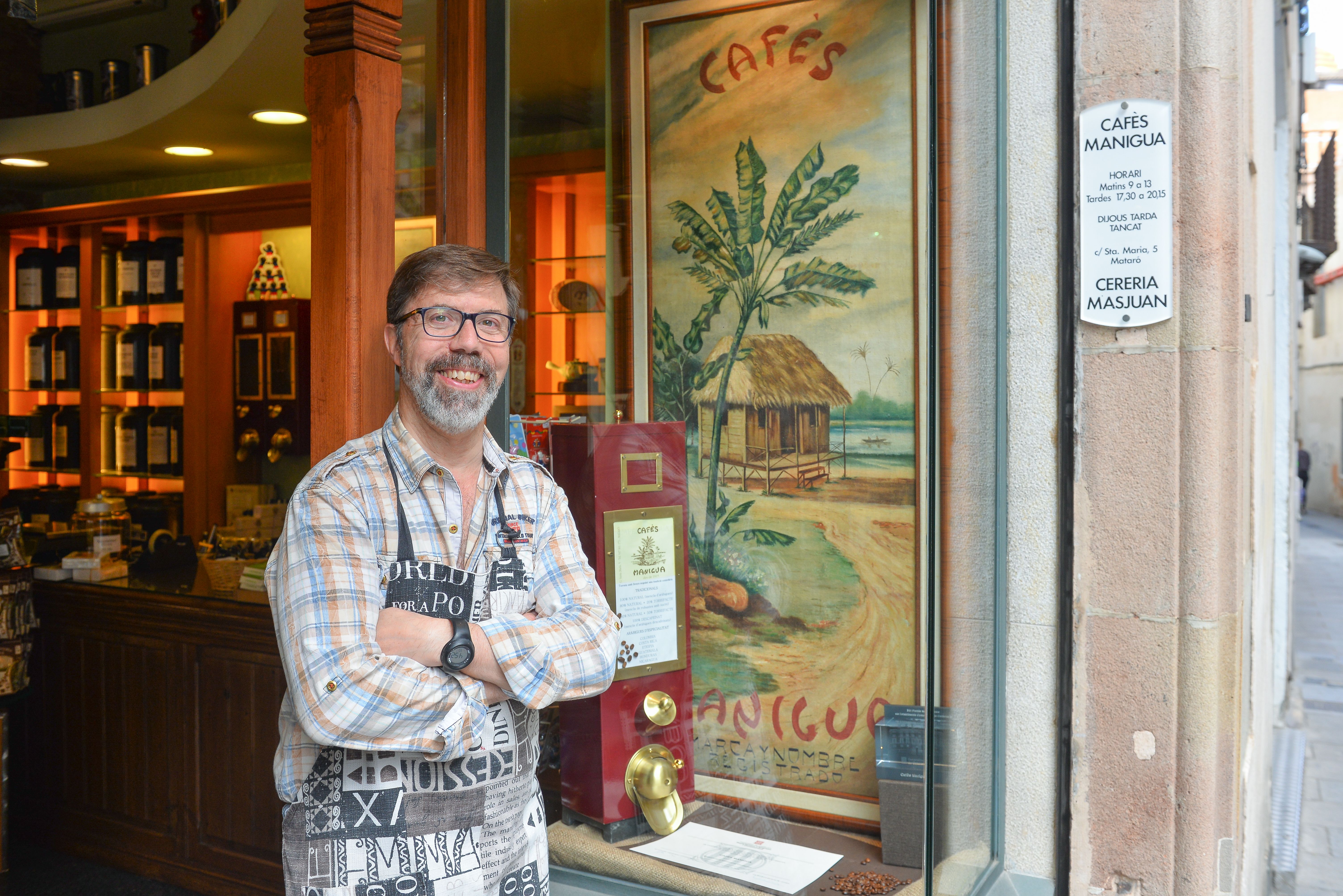 El comerciante mataroní. Foto: R. G.