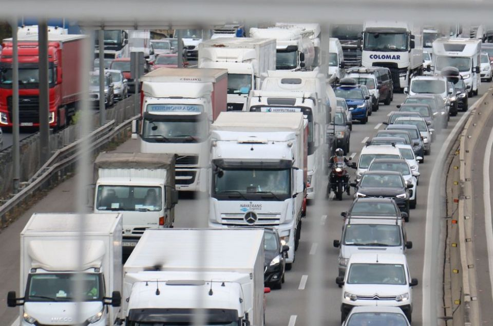 Congestió a l'autopista.