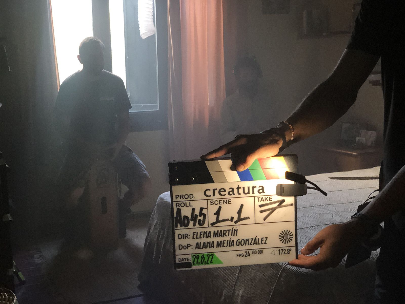 El rodatge del film d'Elena Martín a Sant Vicenç de Montalt. Foto: Consorci de Turisme