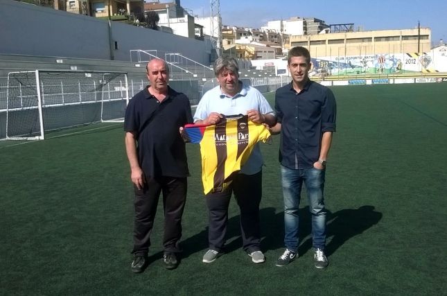 Encinas, a la dreta, en la seva presentació com a tècnic del primer equip.