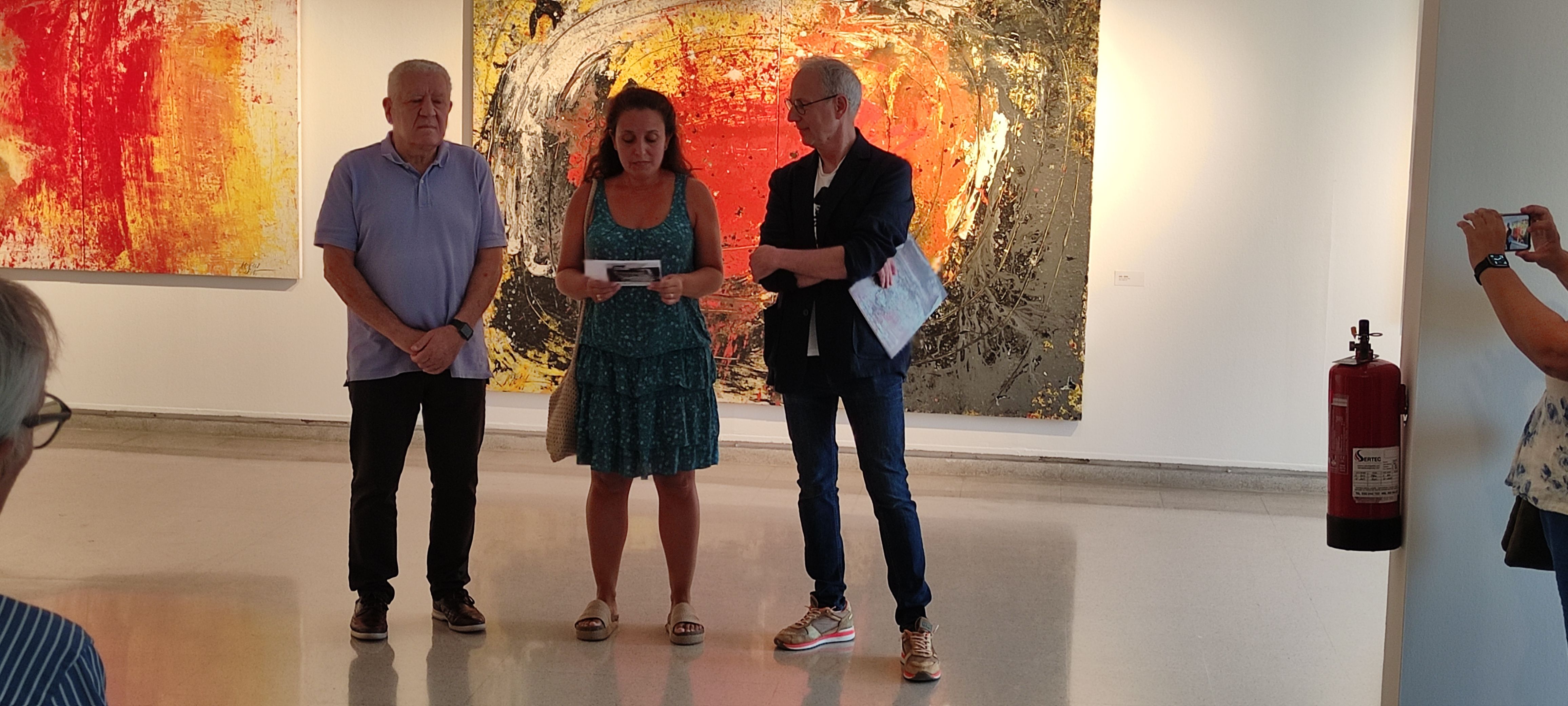 Inauguració de l'exposició de Josep Serra a Vilassar de Mar