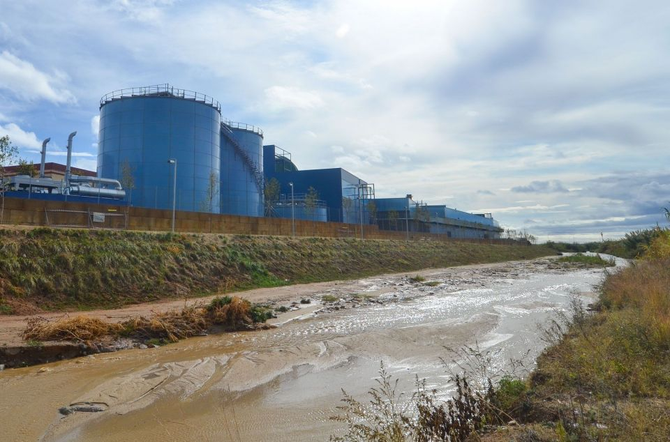 Riera d'Argentona al seu pas per Mataró. Foto: R.Gallofré Riera d'Argentona al seu pas per Mataró. Foto: R.Gallofré