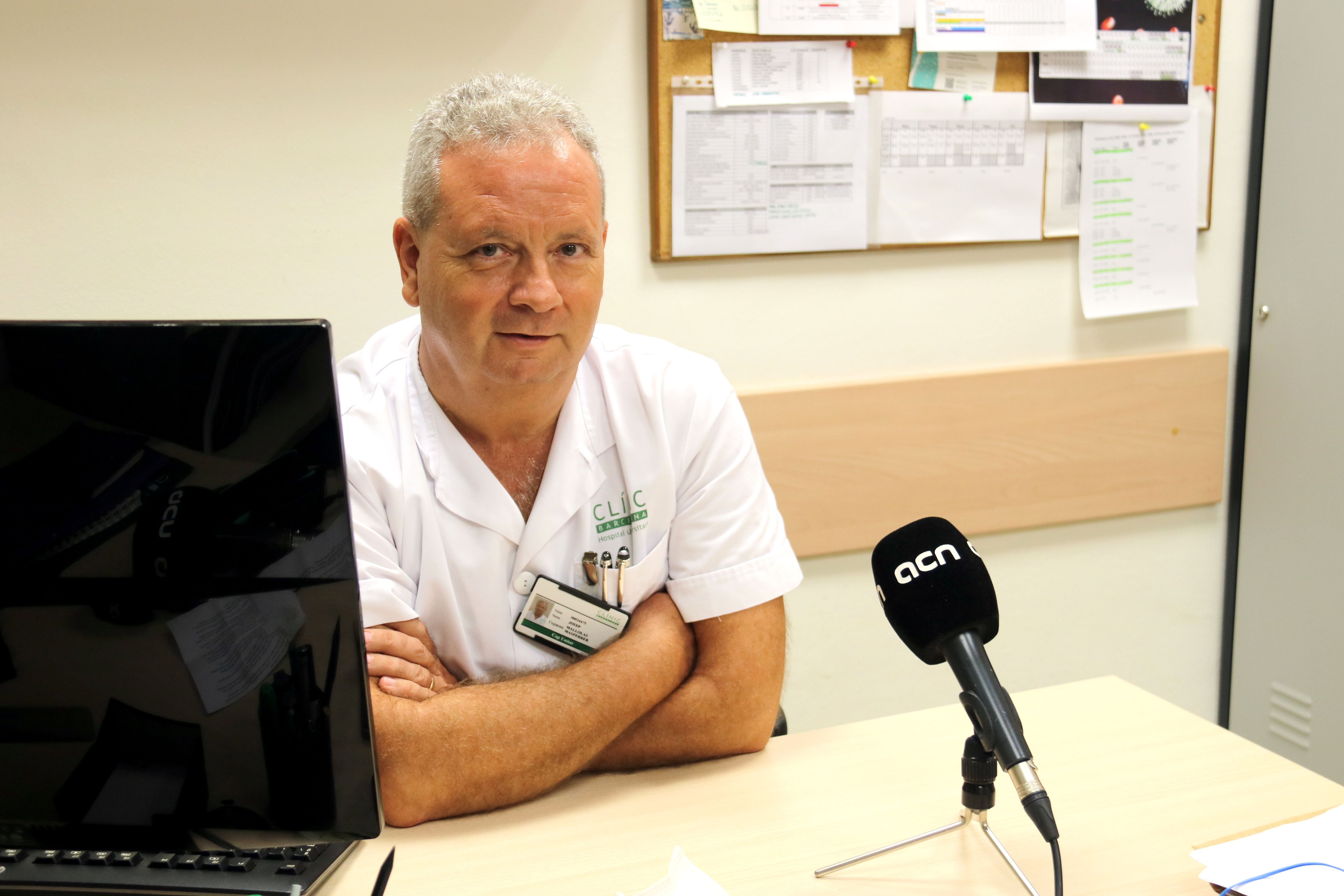 Josep Mallolas, del clínic de Barcelona.