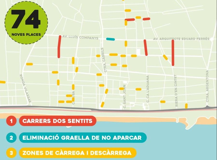 Nous aparcaments a Vilassar de Mar