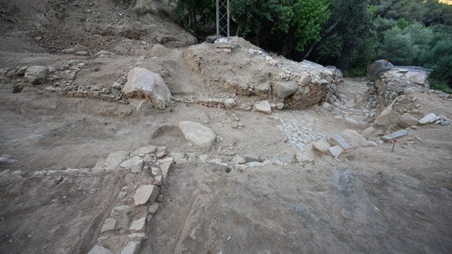 Una nova part del poblat ibèric de Burriac, al descobert
