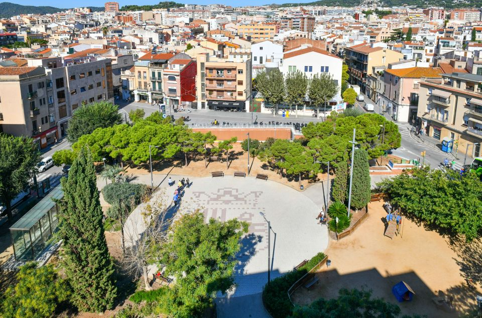 Vista aèria de la plaça de les Tereses de Mataró. Foto: R.Gallofré