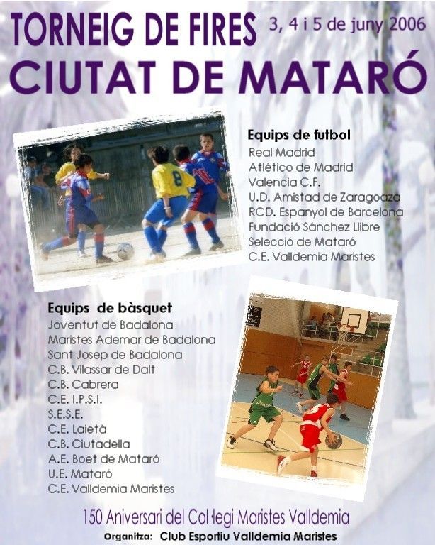 El cartel que anuncio el 12è Torneo de Ferias