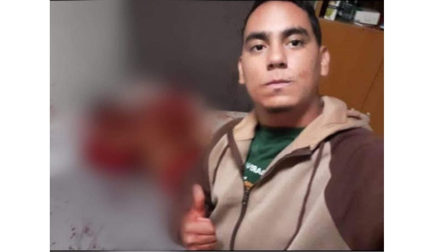 El selfie del presumpte assassí de Premià de Mar. Foto: Oncenoticias.hn