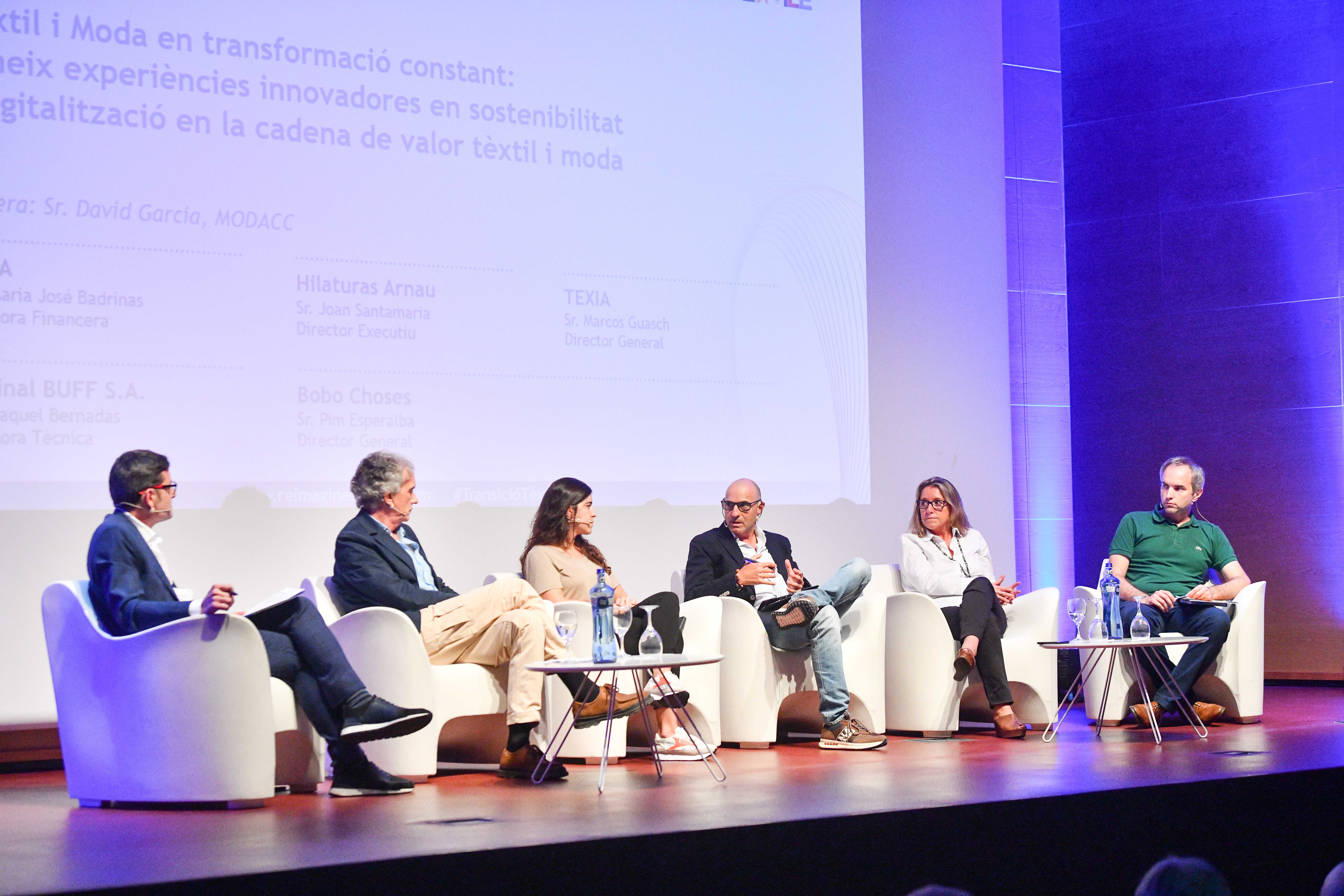 Un moment de les jornades sobre tèxtil, innovació i sostenibilitat al TecnoCampus