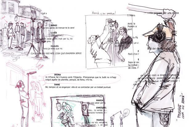 Sketching La Riera