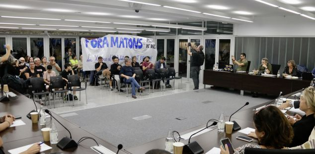 Un instant del Ple de Premià de Dalt. Foto. ACN Un instant del Ple de Premià de Dalt. Foto. ACN