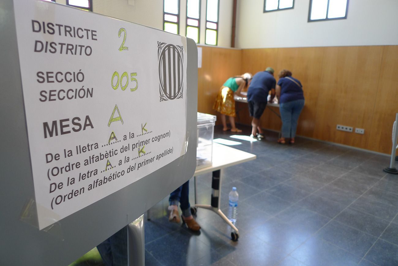 Un colegio electoral mataroní