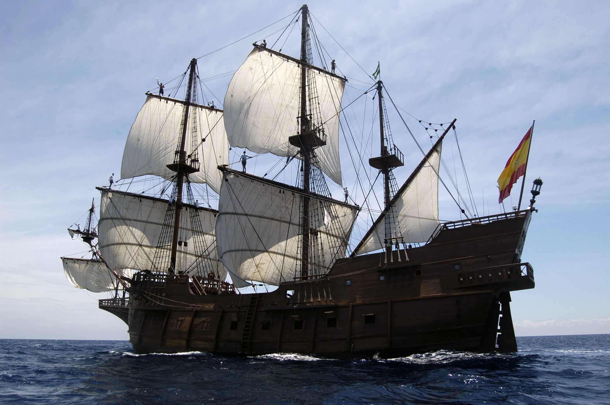 Galeón Andalucía, un dels que es podrà veure.