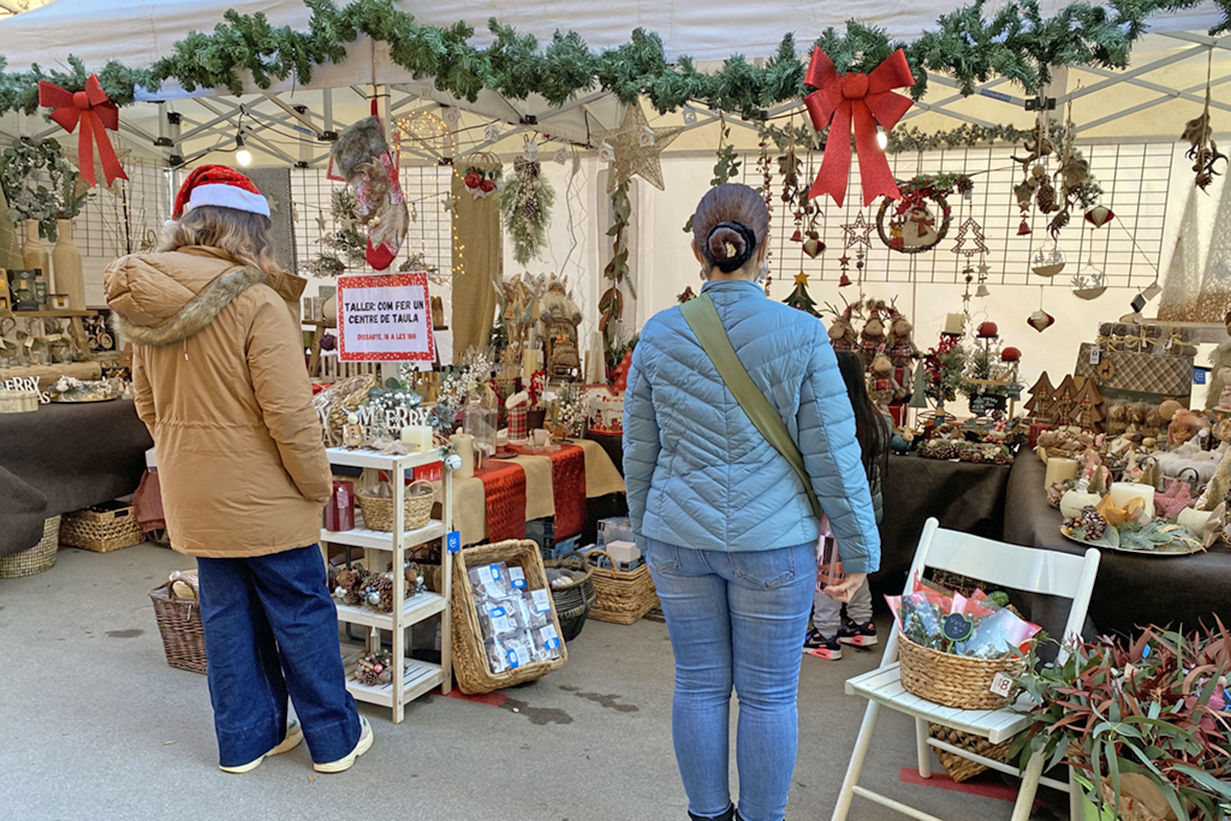 La desena Fira de Nadal de St. Vicenç de Montalt, a punt