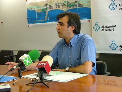 Genís Bargalló durante la rueda de prensa Genís Bargalló durante la rueda de prensa