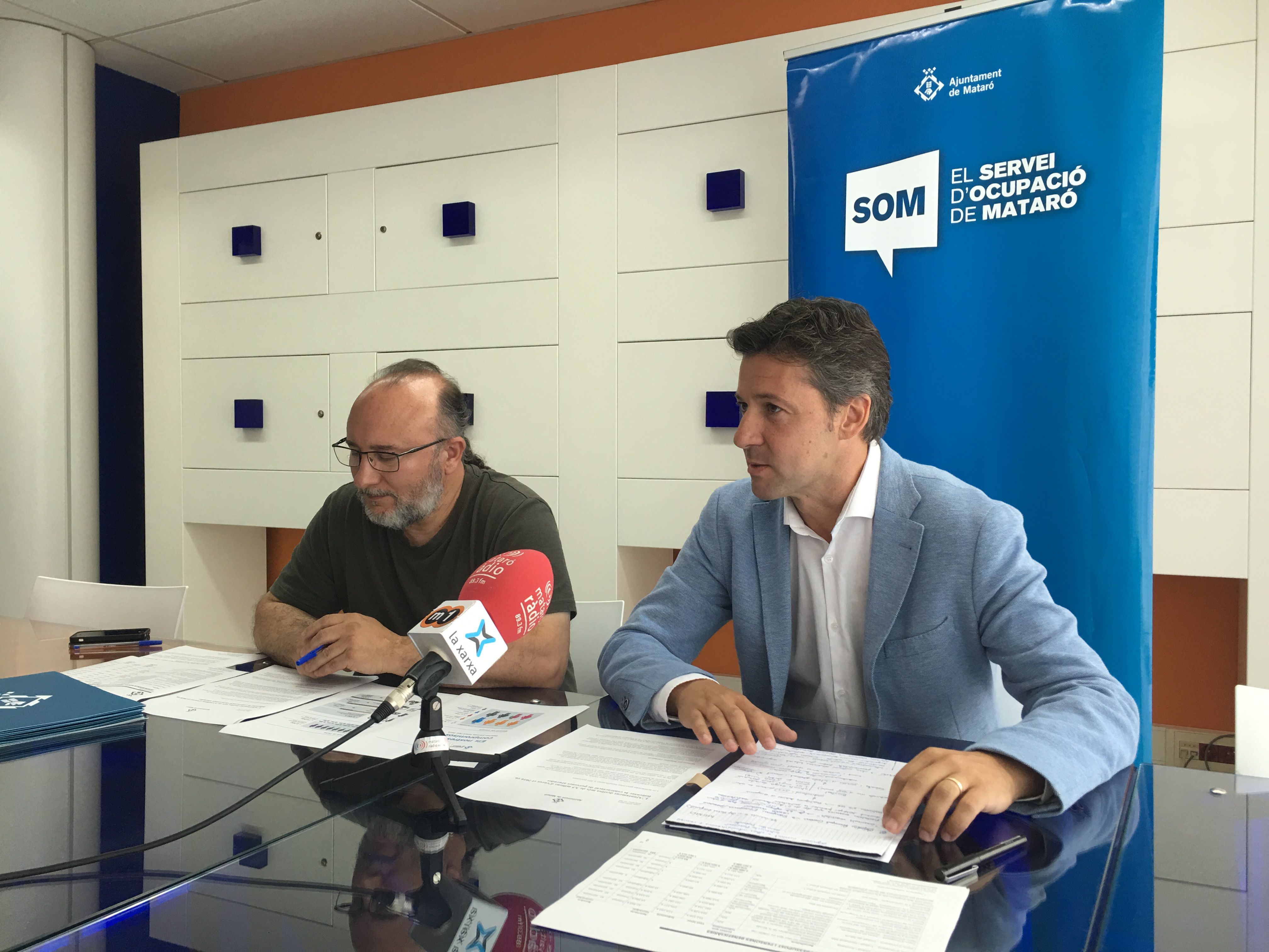 Roda de premsa per presentar el pla de xoc.