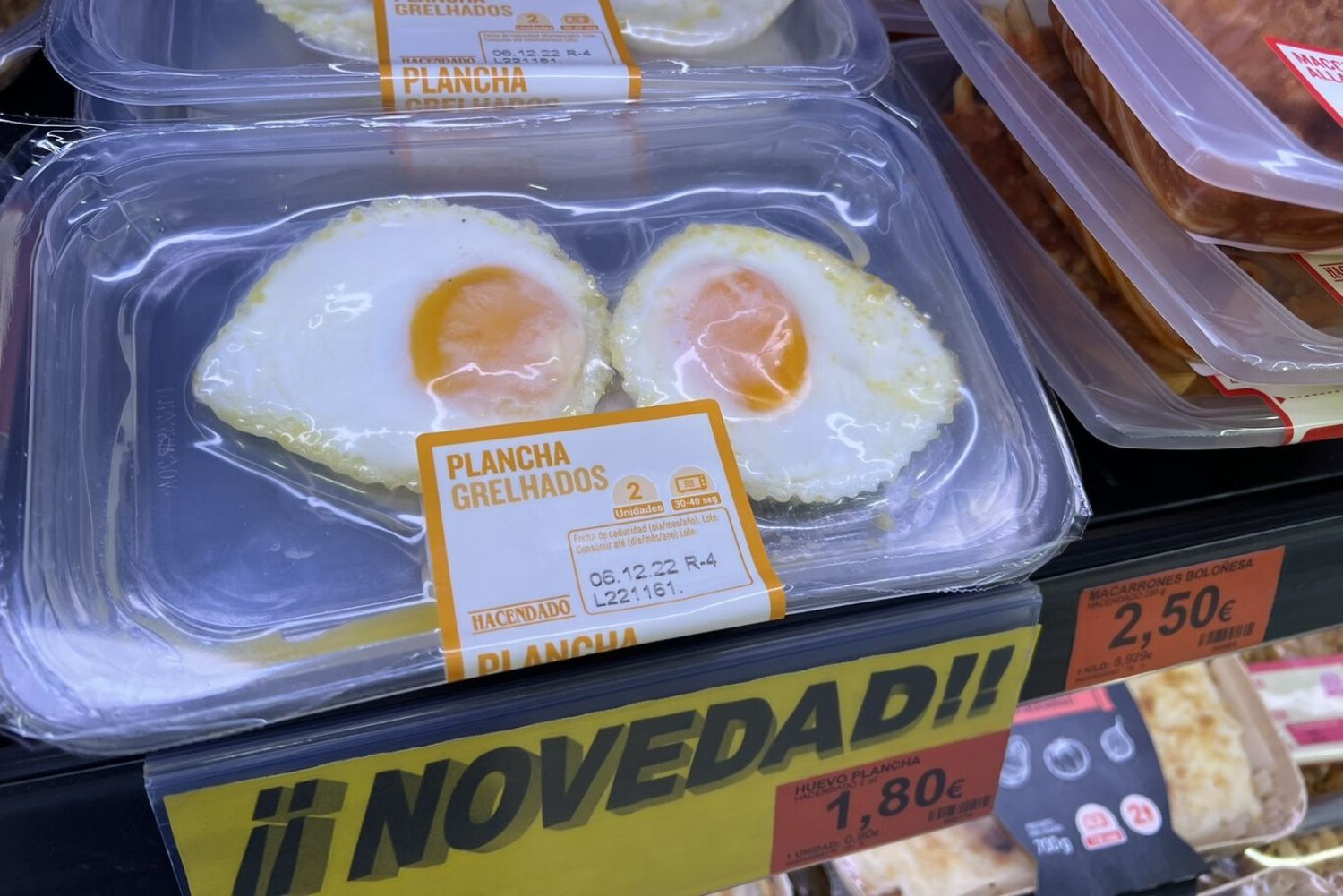 mercadona lanza unos huevos fritos envasados