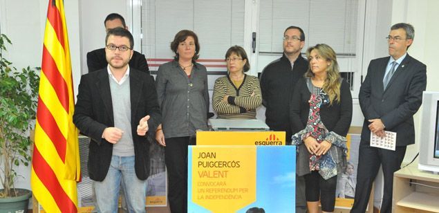 Aragonés y miembros de ERC Aragonés y miembros de ERC